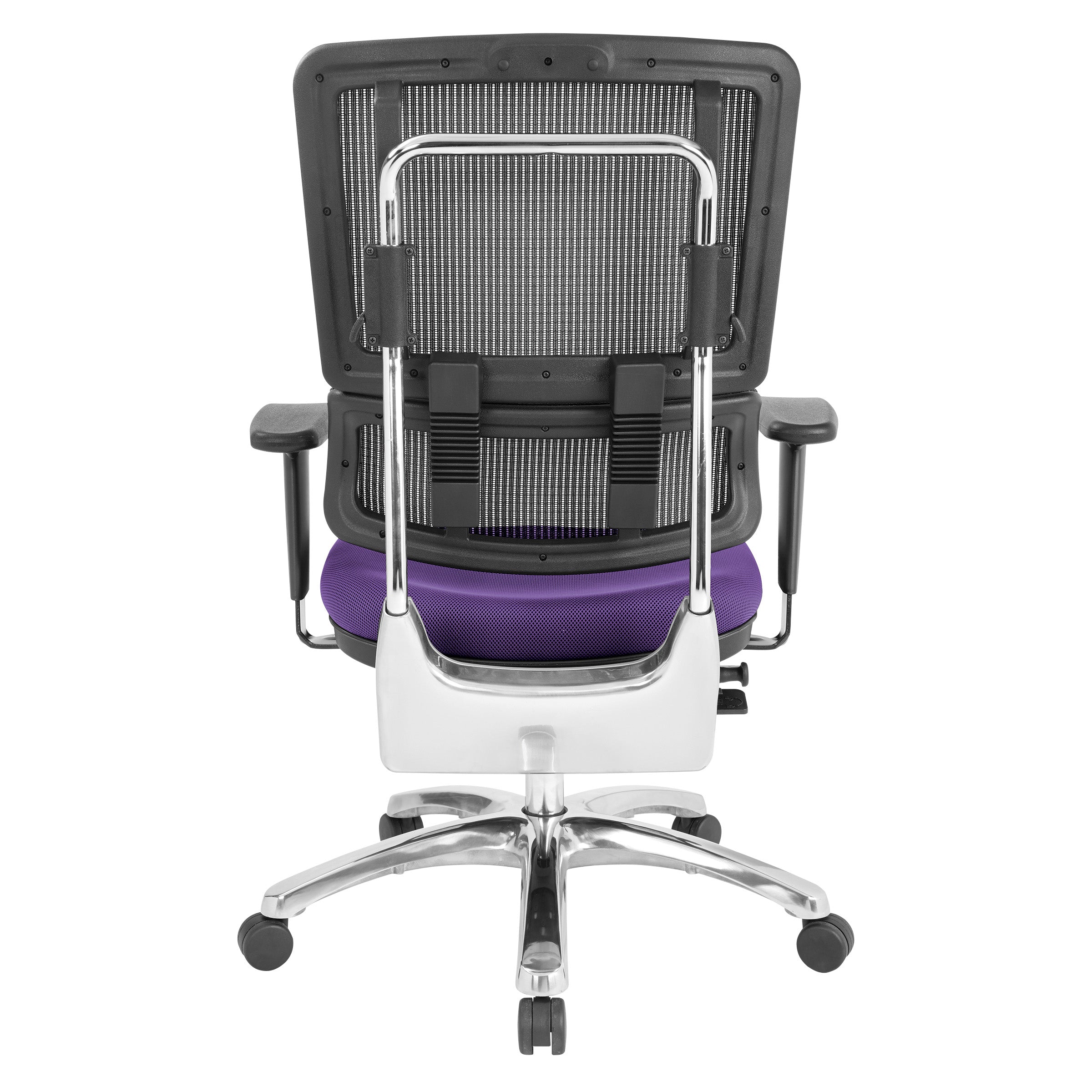 Vertical Black Mesh Back Chair